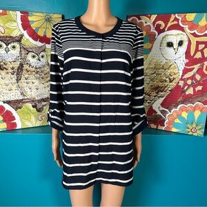 Talbots Blouse Striped Large